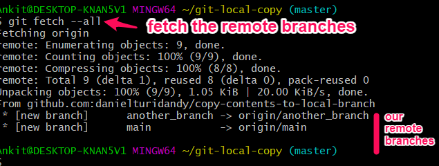 Copy Remote Branch To Local Branch In Git Delft Stack